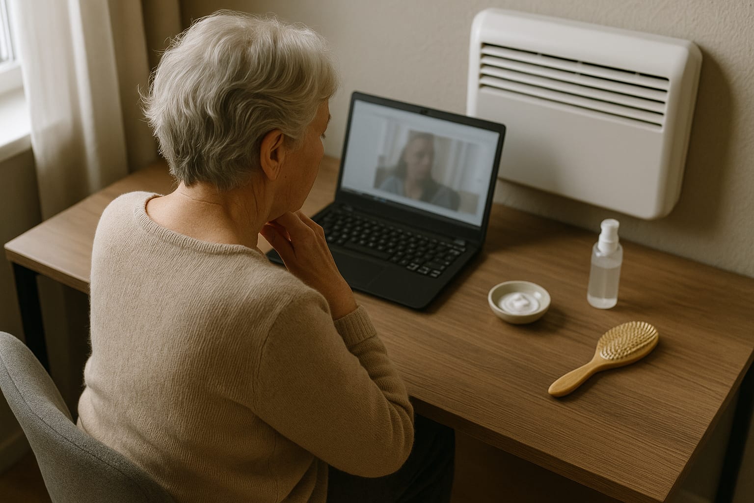 האם האוויר במשרד באמת פוגע בעור ובשיער?